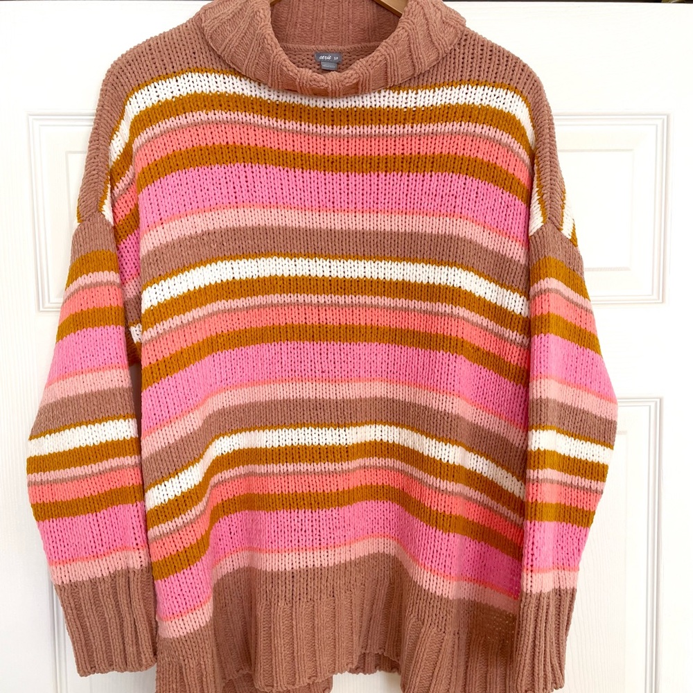 Aerie Striped Tunic Sweater